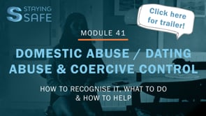 Trailer - Domestic Abuse : dating abuse and coercive control - how to recognise it, what to do and how to help