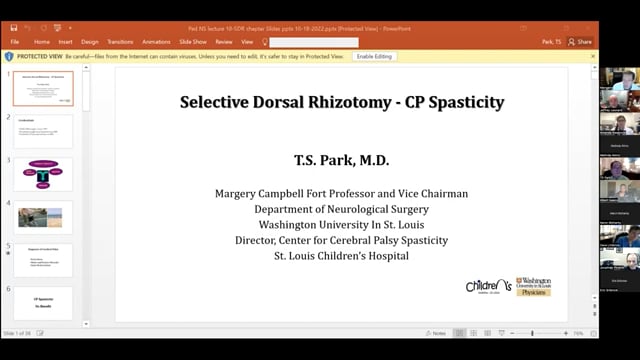 Selective Dorsal Rhizotomy – CP Spasticity
