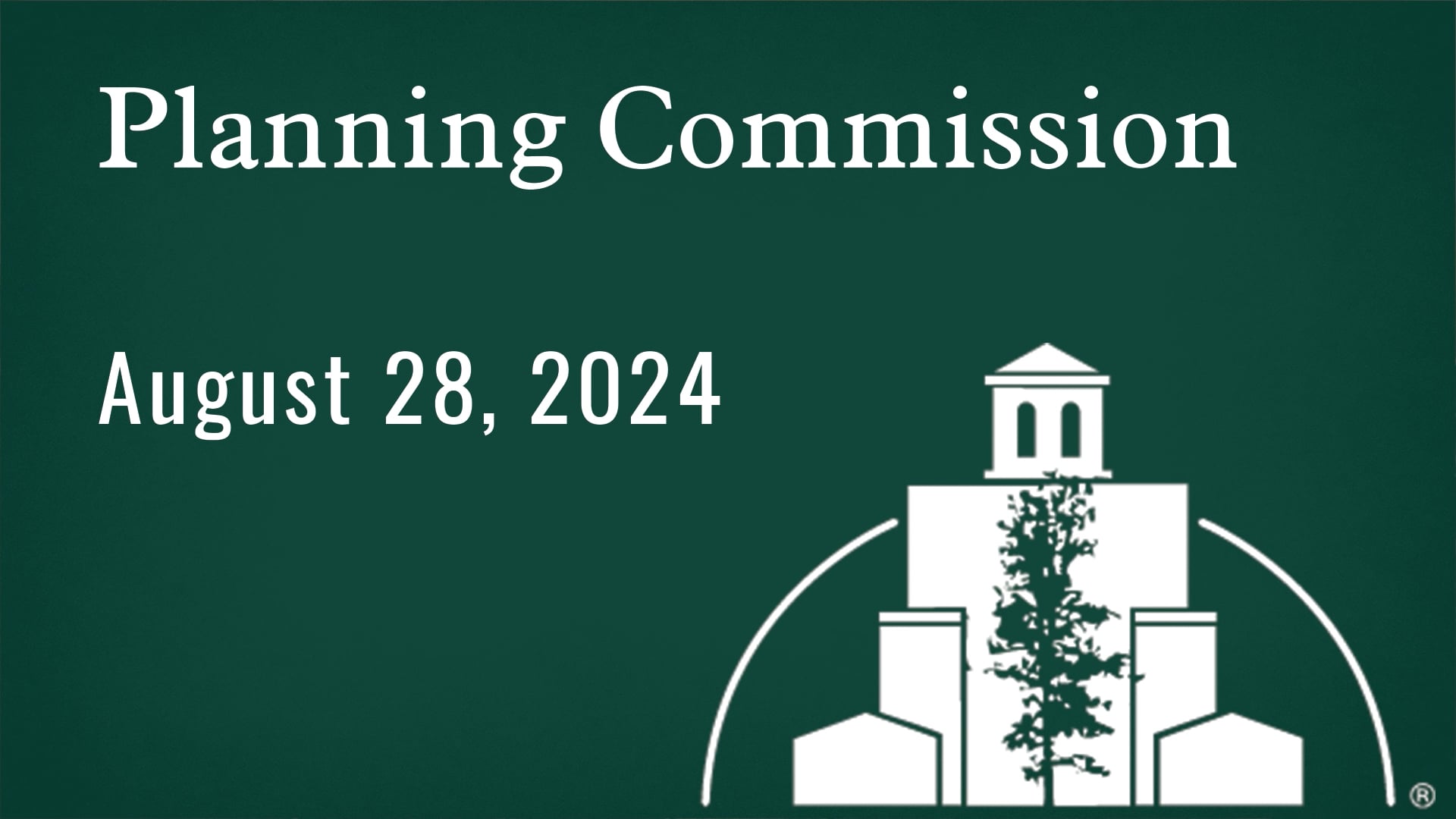 Planning Commission August 28