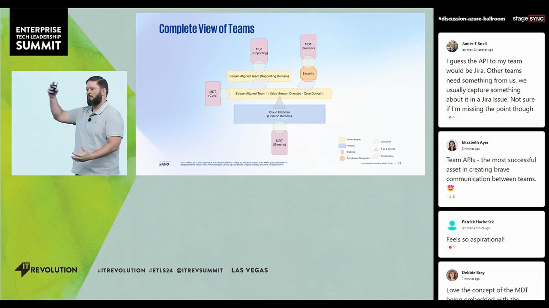 Matching Product Management, Engineering Management and Solution Architecture with Team Topologies (KPMG Switzerland)