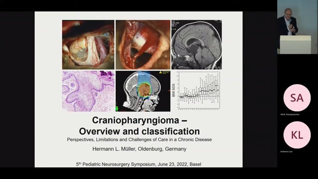 Pediatric Craniopharyngioma Pt.1, Craniopharyngioma – Overview and Classification- prospective, limitations and challenges of care in chronic disease