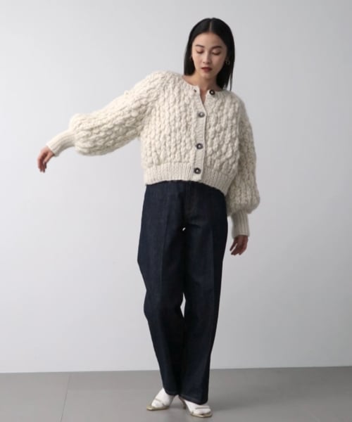 ハンドフォルムカーディガン | [公式]バビロン（BABYLONE）通販 