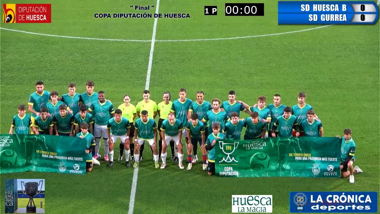  < FINAL PARTIDO COMPLETO > COPA DIPUTACIÓN DE HUESCA / SD HUESCA B 5-0 SD GURREA  (30-08-2024)