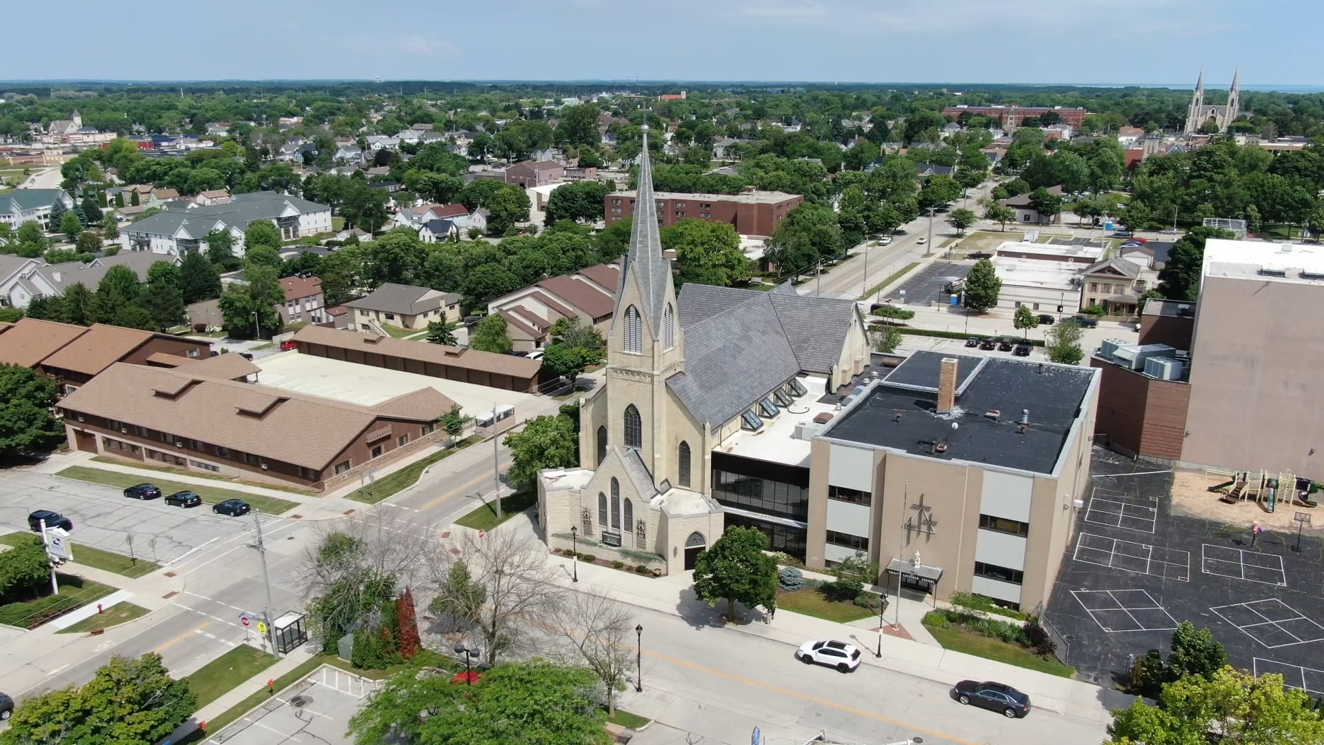 Trinity Lutheran Sheboygan Drone Video