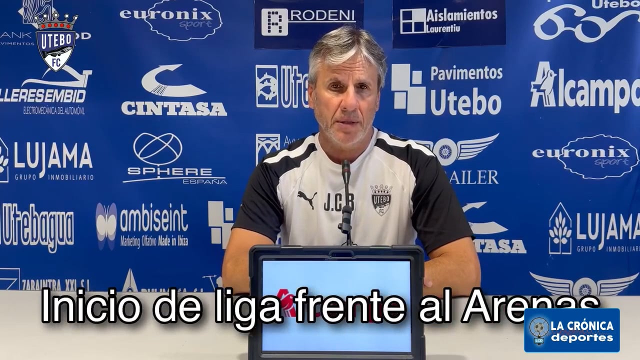 LA PREVIA / Utebo FC - Arenas de Getxo / JUAN CARLOS BELTRÁN (Entrenador Utebo) Jor. 1 - Segunda Rfef / Gr 2