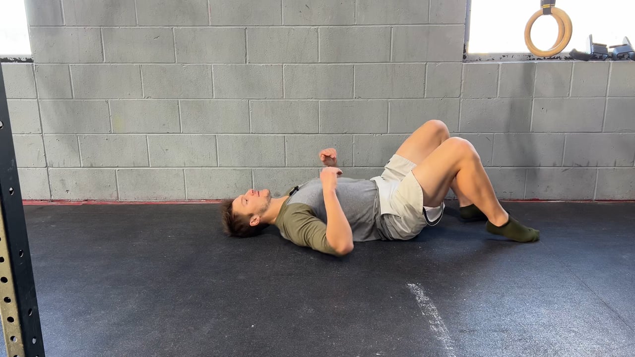 Shoulder internal rotation test demonstration