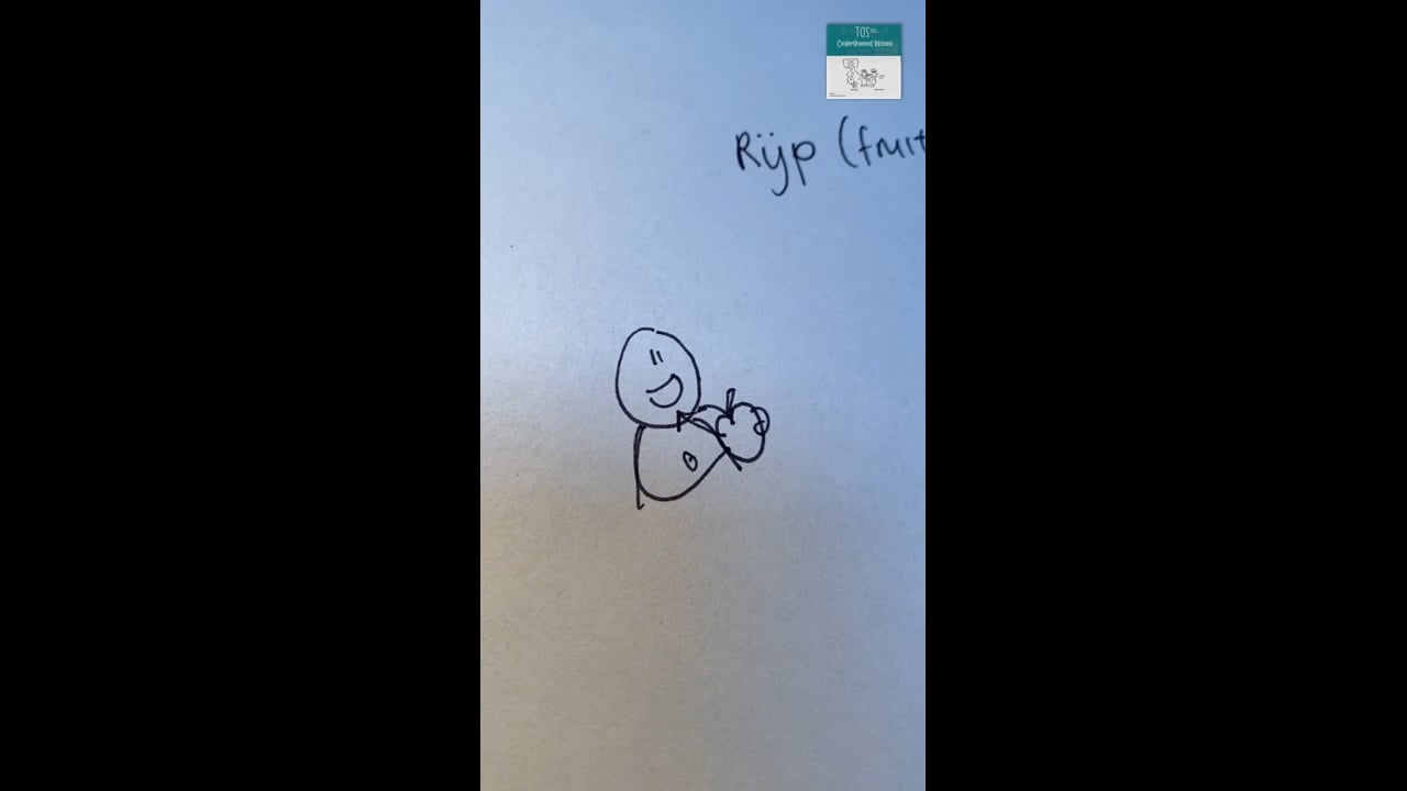 Rijp - onrijp fruit *