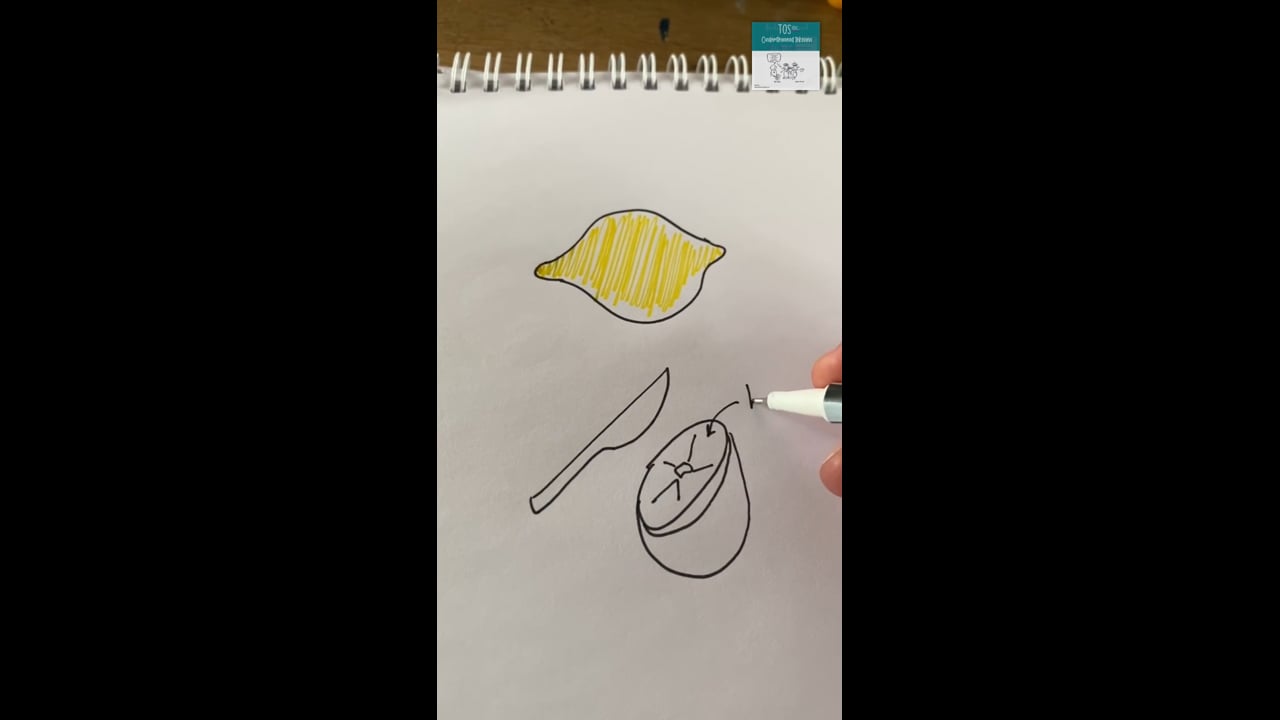 citroen (de), het vruchtvlees, proeven, zuur (fruit)