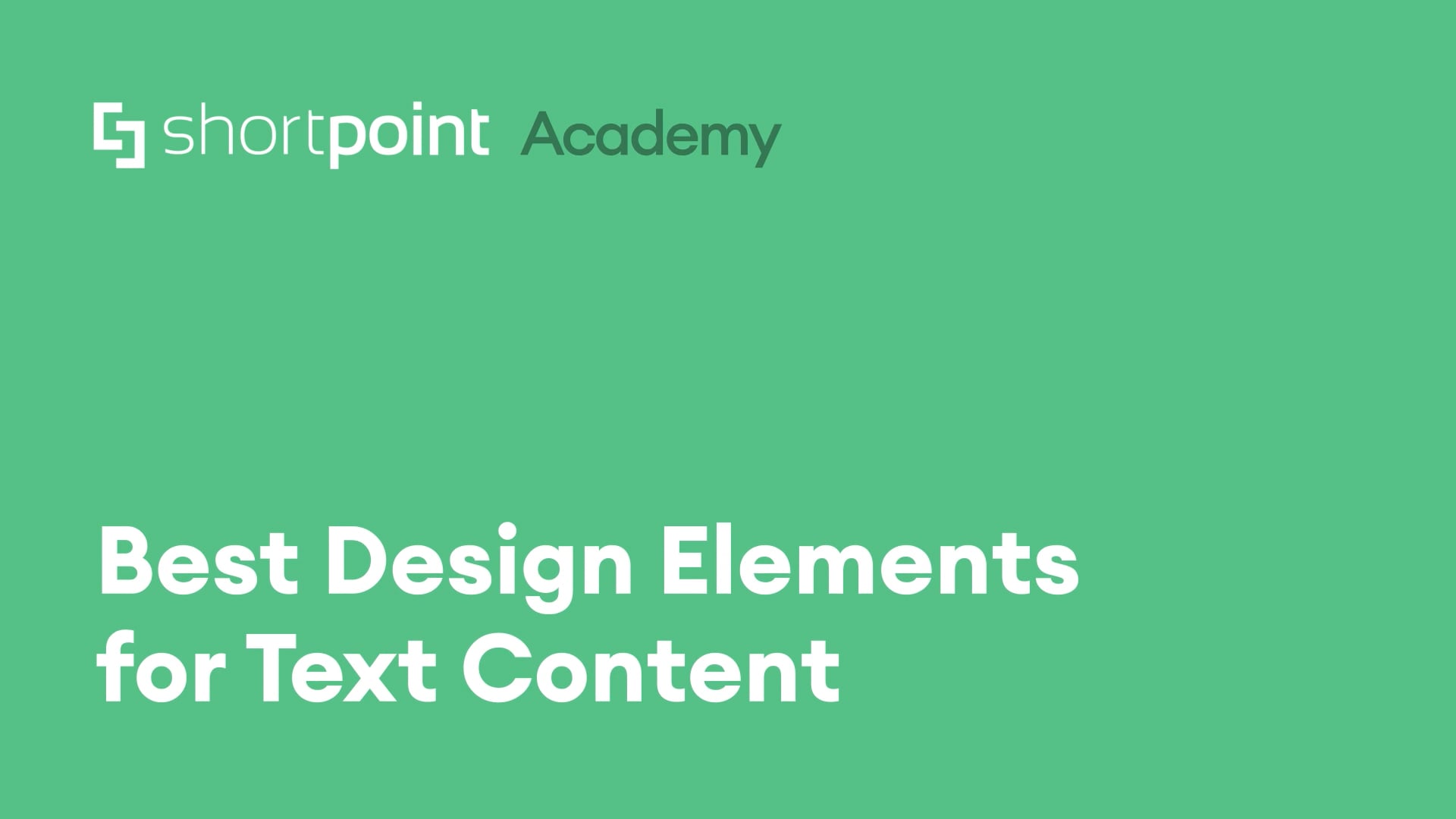 Best Design Elements for Text thumbnail