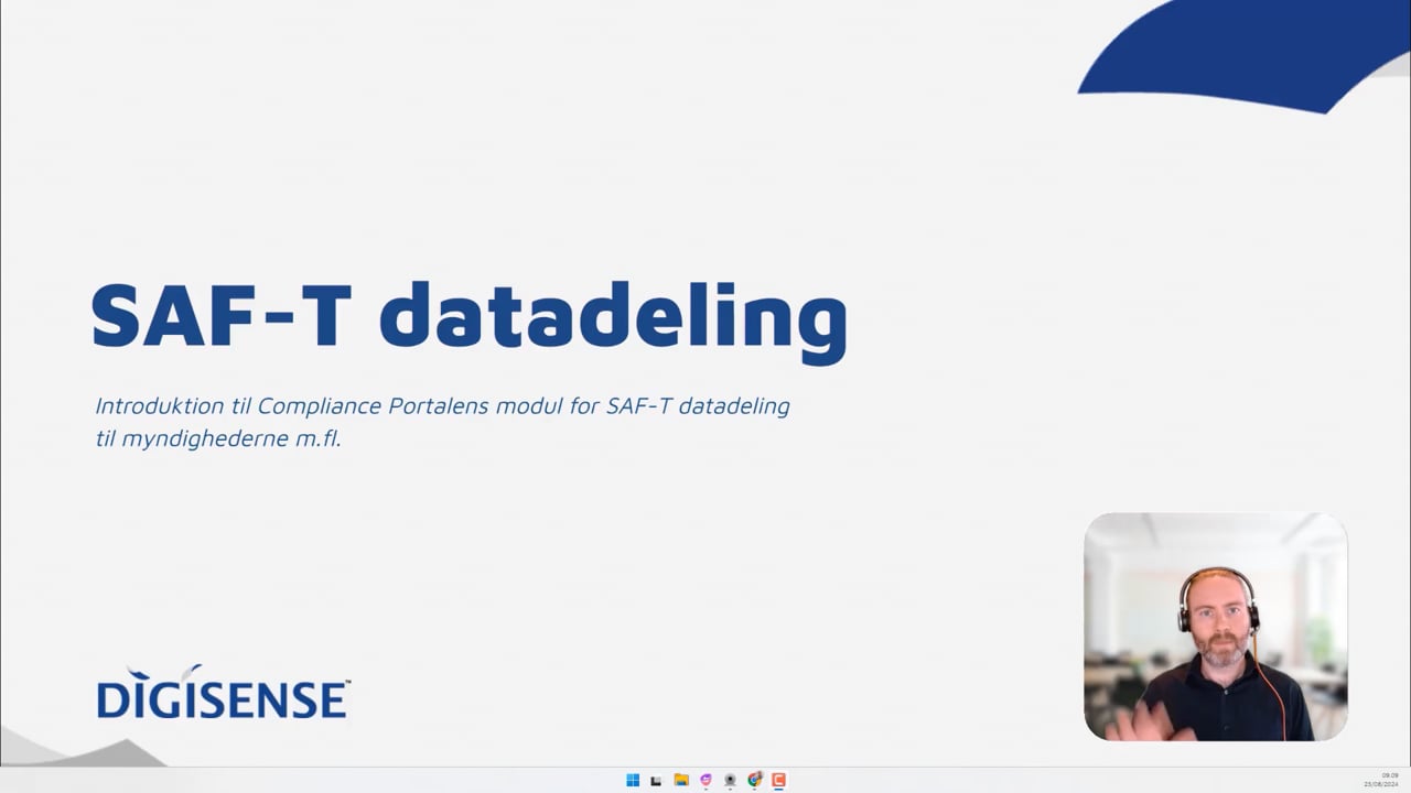 SAF-T datadeling med Compliance Portalen