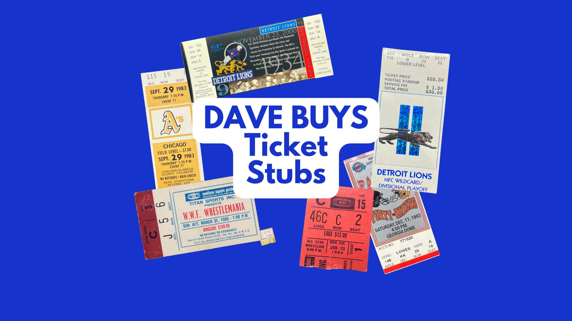 Baseball Ticket Stubs