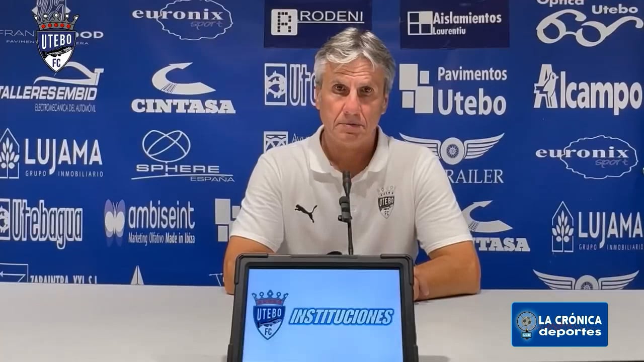 JUAN CARLOS BELTRÁN (Entrenador Utebo) Utebo FC 3-0 Arenas de Getxo / Jor. 1 - Segunda Rfef / Gr 2