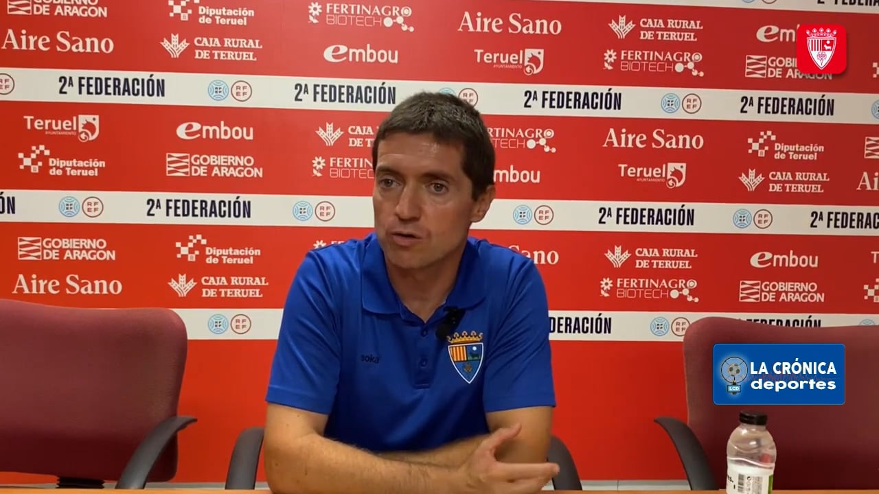 UNAI MENDIA (Entrenador Teruel) CD Teruel 1-1 Alavés B / Jor. 1 - Segunda Rfef / Gr 2