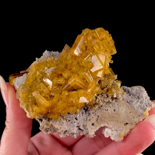 Baryte (fine crystals)