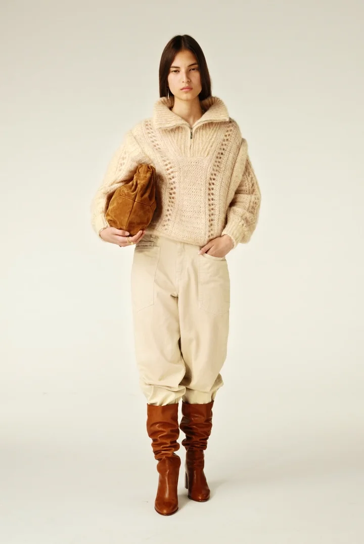 Half-Zip Jumper Balazo Yellow // ba&sh