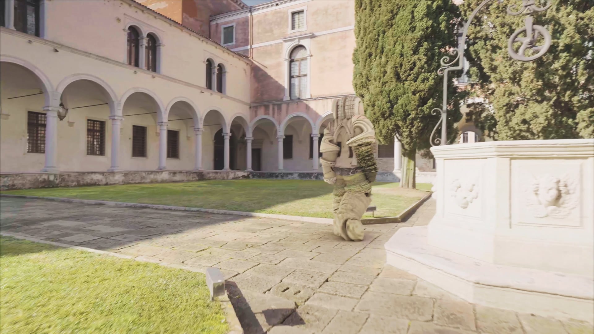 Chameleon in Fondation Cini, Venice