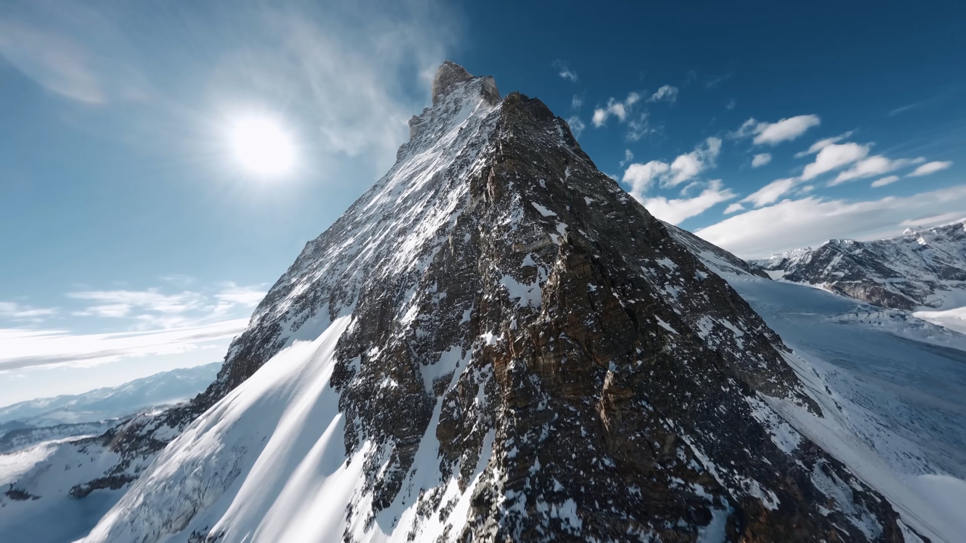 FPV Cinematic Flight Mountainsurfing