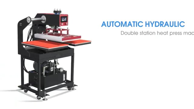 Intelligent Hydraulic Double station Worktable Heat Press Transfer Machine Heat Press Machine