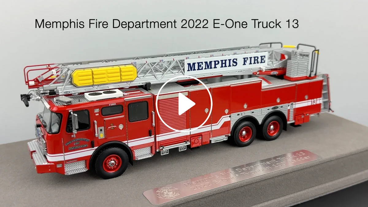 Fire Replicas 1:50 scale model of Memphis Fire Department Fire Replicas 1:50 scale model of Memphis Fire Department