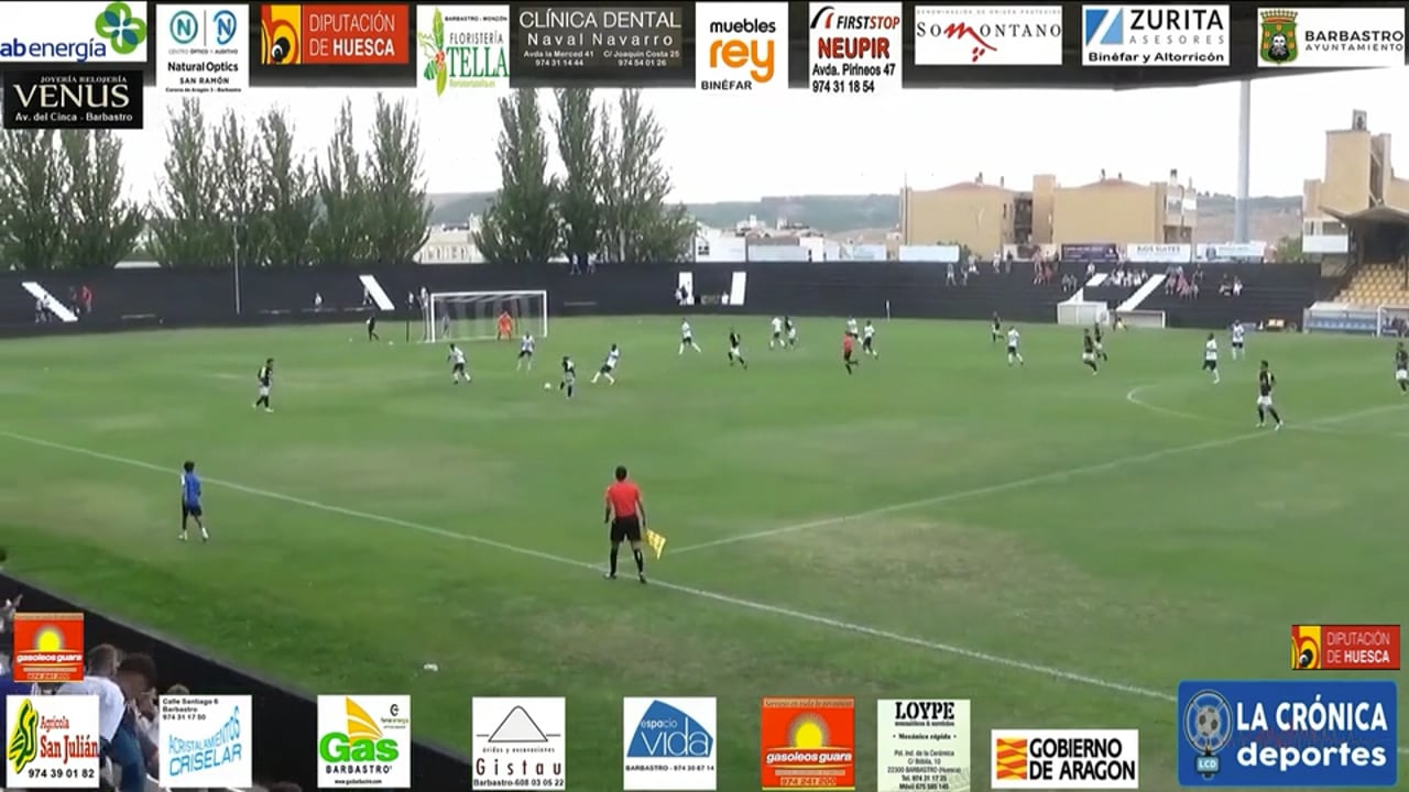 (RESUMEN Y GOLES) CD Tudelano 2-1 UD Barbastro / Jor. 1 - Segunda Rfef / Gr 2