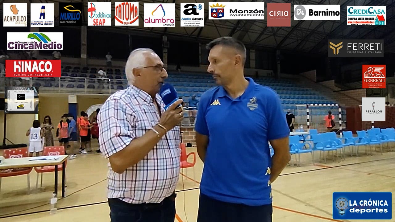 NATXO  LEZCANO ( ENTRENADOR MORABANC ANDORRA )  PRETEMPORADA  ACB EN MONZÓN  CASADEMONT ZARAGOZA-72-87-MORABANC  ANDORRA