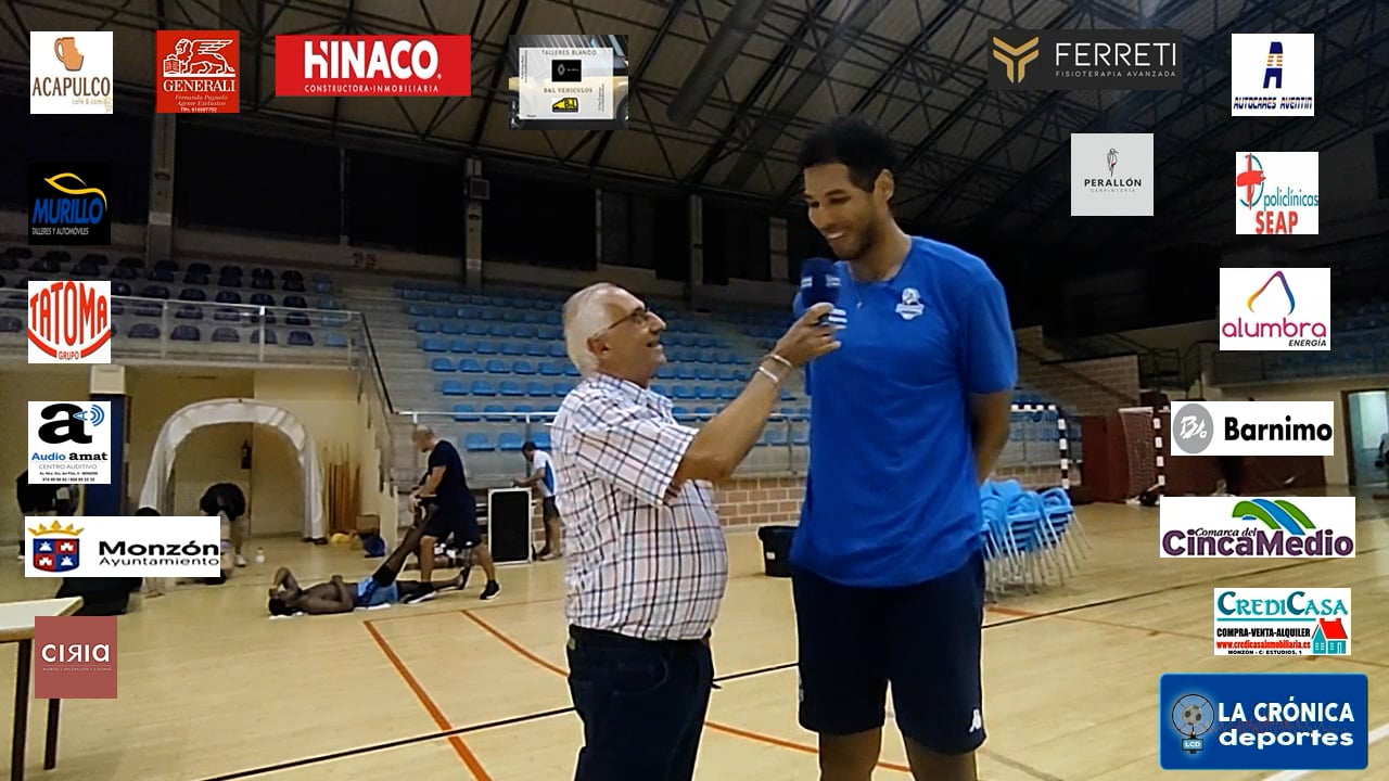 FELIPE  DOS  ANJOS ( JUGADOR MORABANC ANDORRA ) PRETEMPORADA  ACB EN MONZÓN  CASADEMONT ZARAGOZA - 72-87- MORABANC ANDORRA