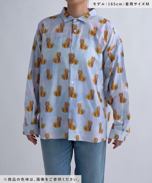 tsumori chisato(ツモリチサト)】プリントビエラシャツ | [公式  