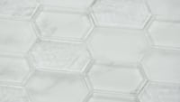 Calypso Picket Pattern Inkjet Glass Mosaic