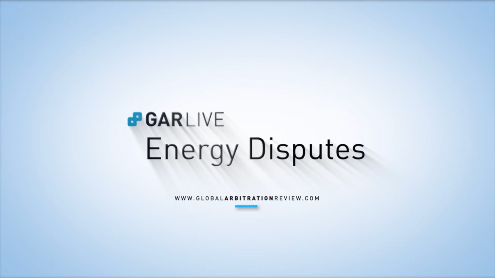GAR Live  -   Energy Disputes