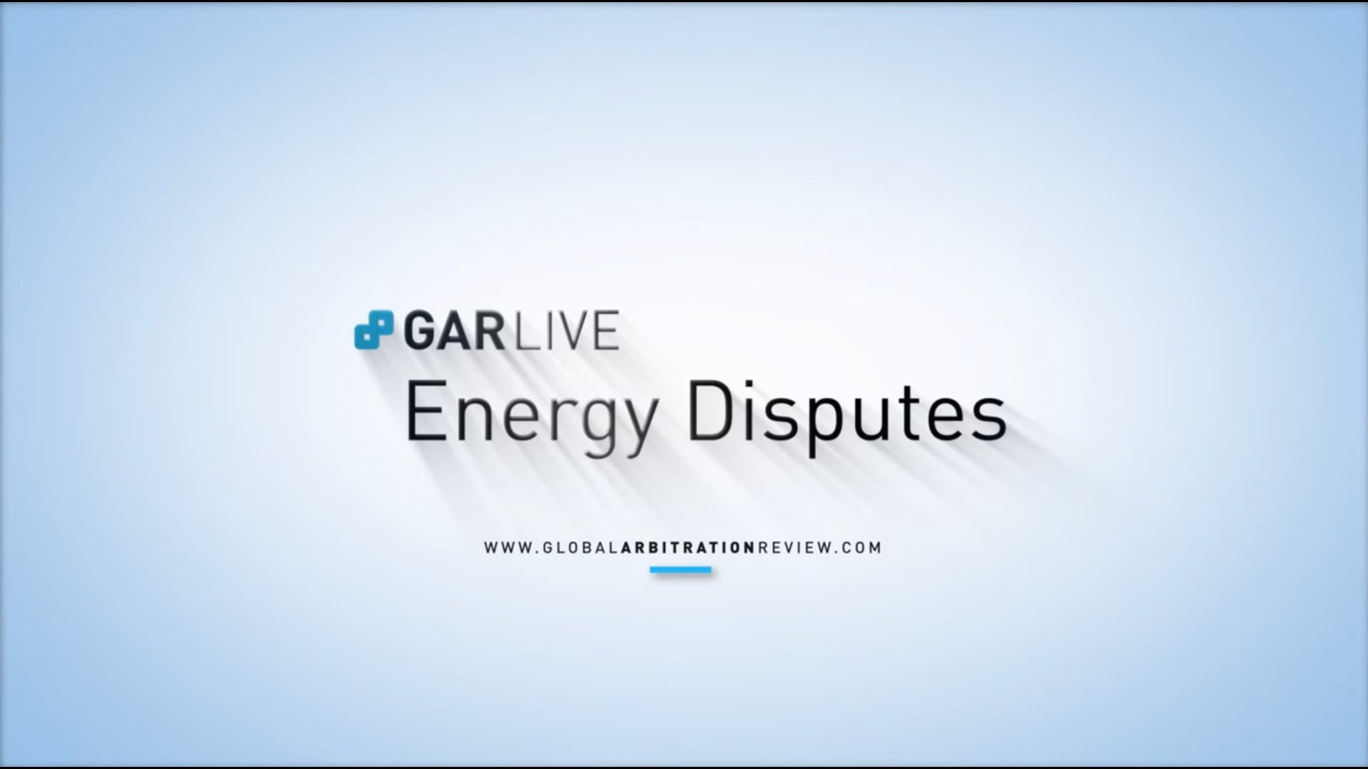 GAR Live  -   Energy Disputes