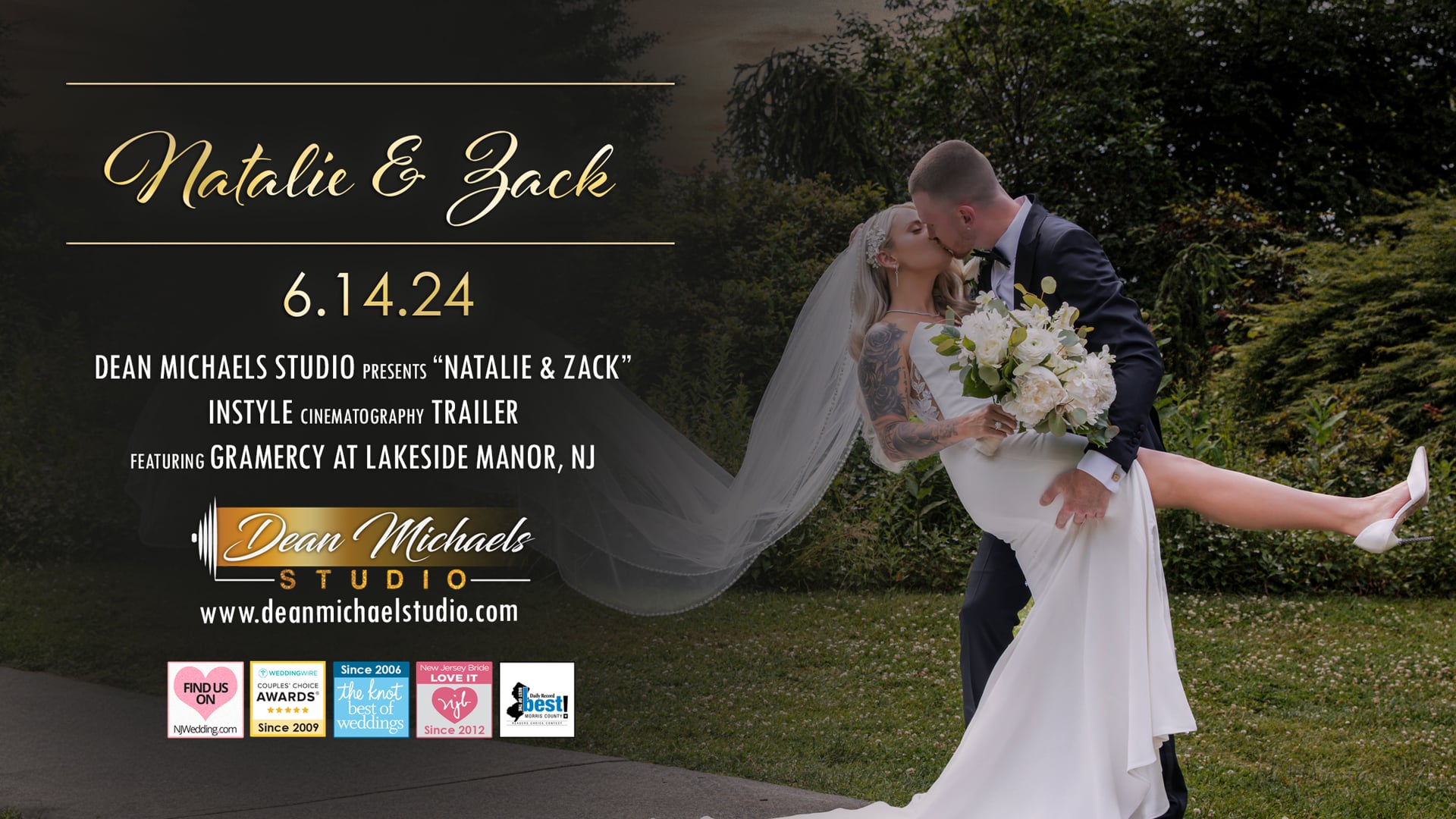 Natalie & Zack's Wedding Trailer at The Gramercy at Lakeside Manor, NJ