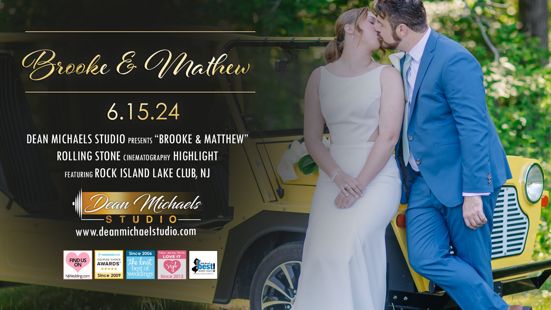 Brooke & Matthew's Wedding Highlight Recap at Rock Island Lake Club, NJ