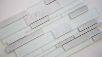 Fantasia Blanco Interlocking 12x18 Pattern Mosaic