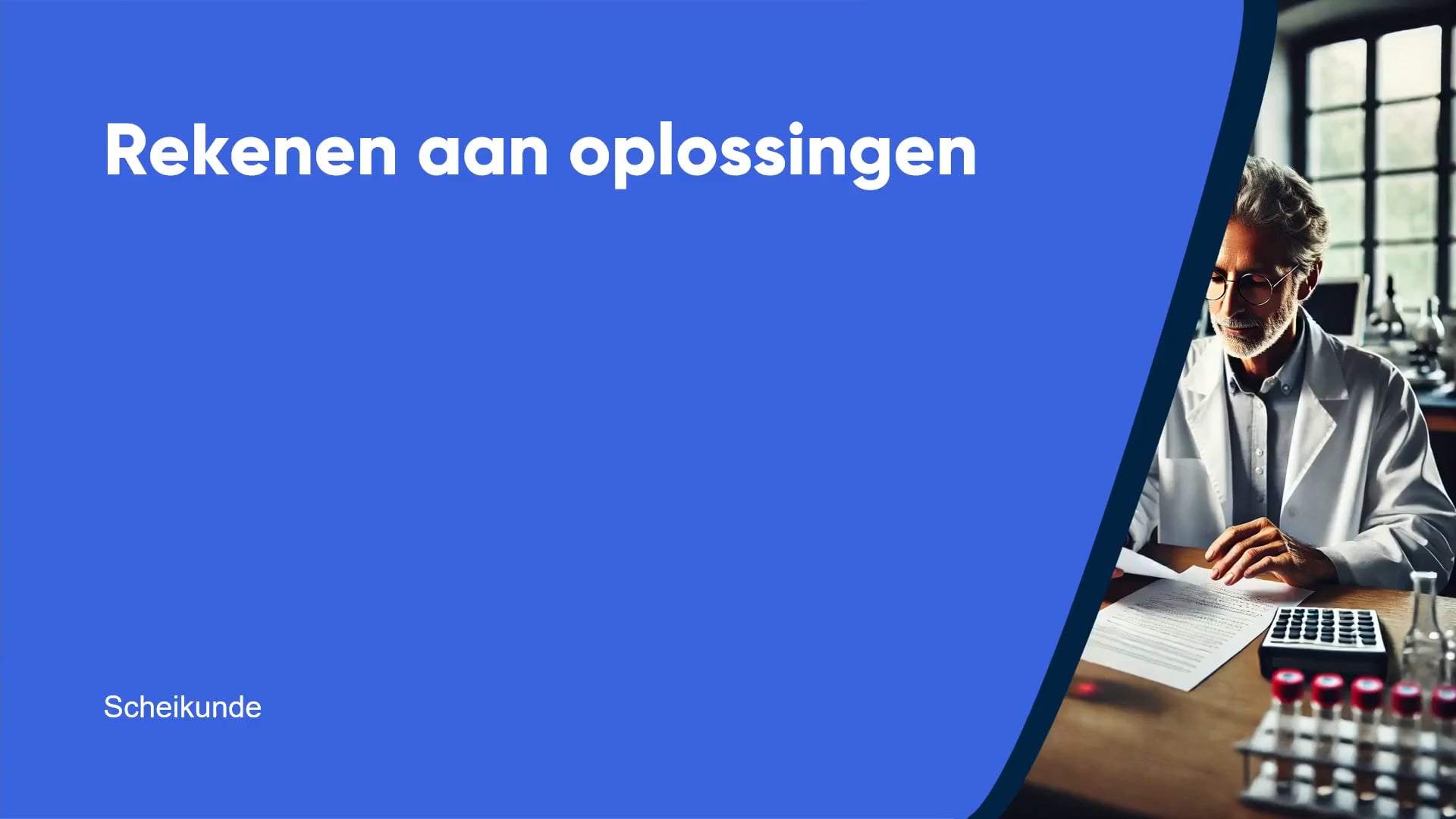 Rekenen aan oplossingen