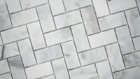Calacatta Cressa Herringbone Pattern Honed Mosaic