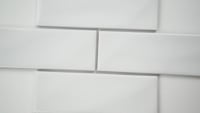 Whisper White 4x12 Handcrafted Glossy Subway Tile