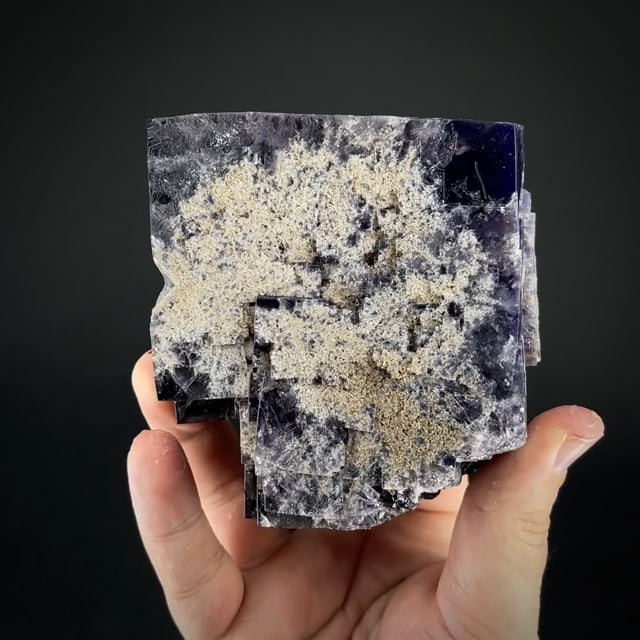 Bi-colored Fluorite (large crystals!)