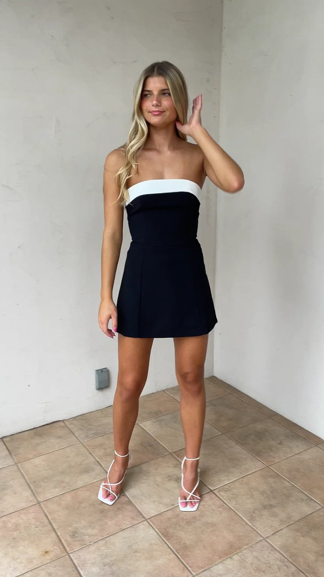eye of horus mini dress Emilio Long Sleeve Mini Dress in Oyster