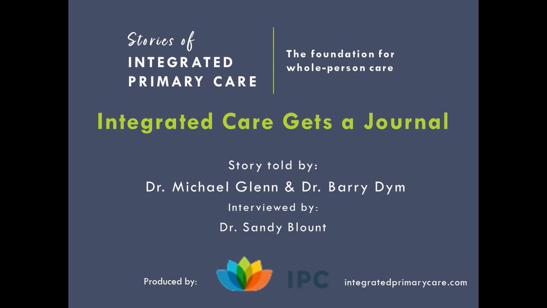Integrated Care Gets a Journal