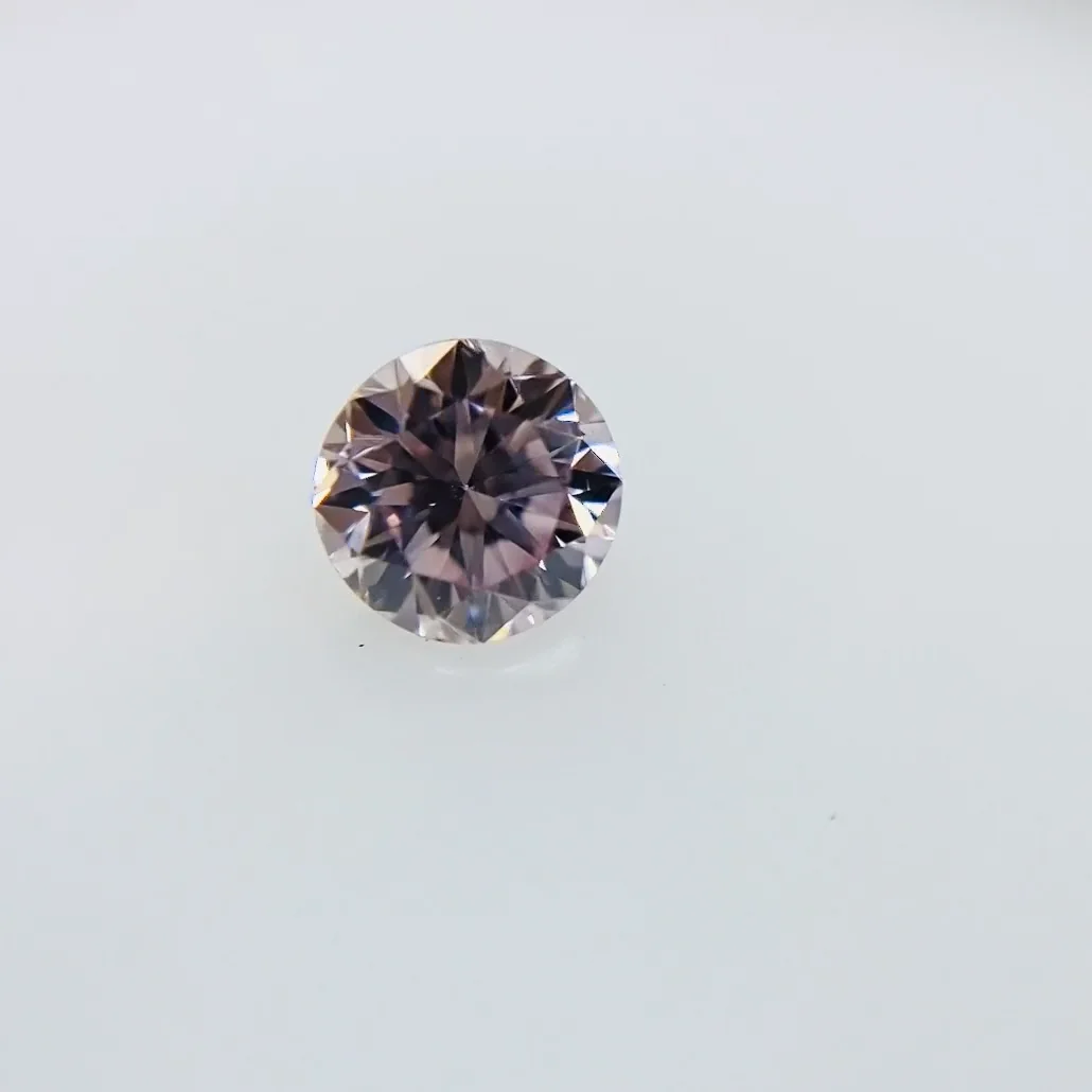 Argyle！FANCY LIGHT PURPLISH PINK 0.272ct/RD/RT2834/CGL - R.T.