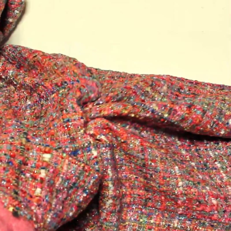 Vidéo: Tweed soie & viscose - Multicolore ton chaud