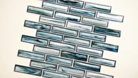 Oasis Blast 1X4X6 Glass Backsplash Tile
