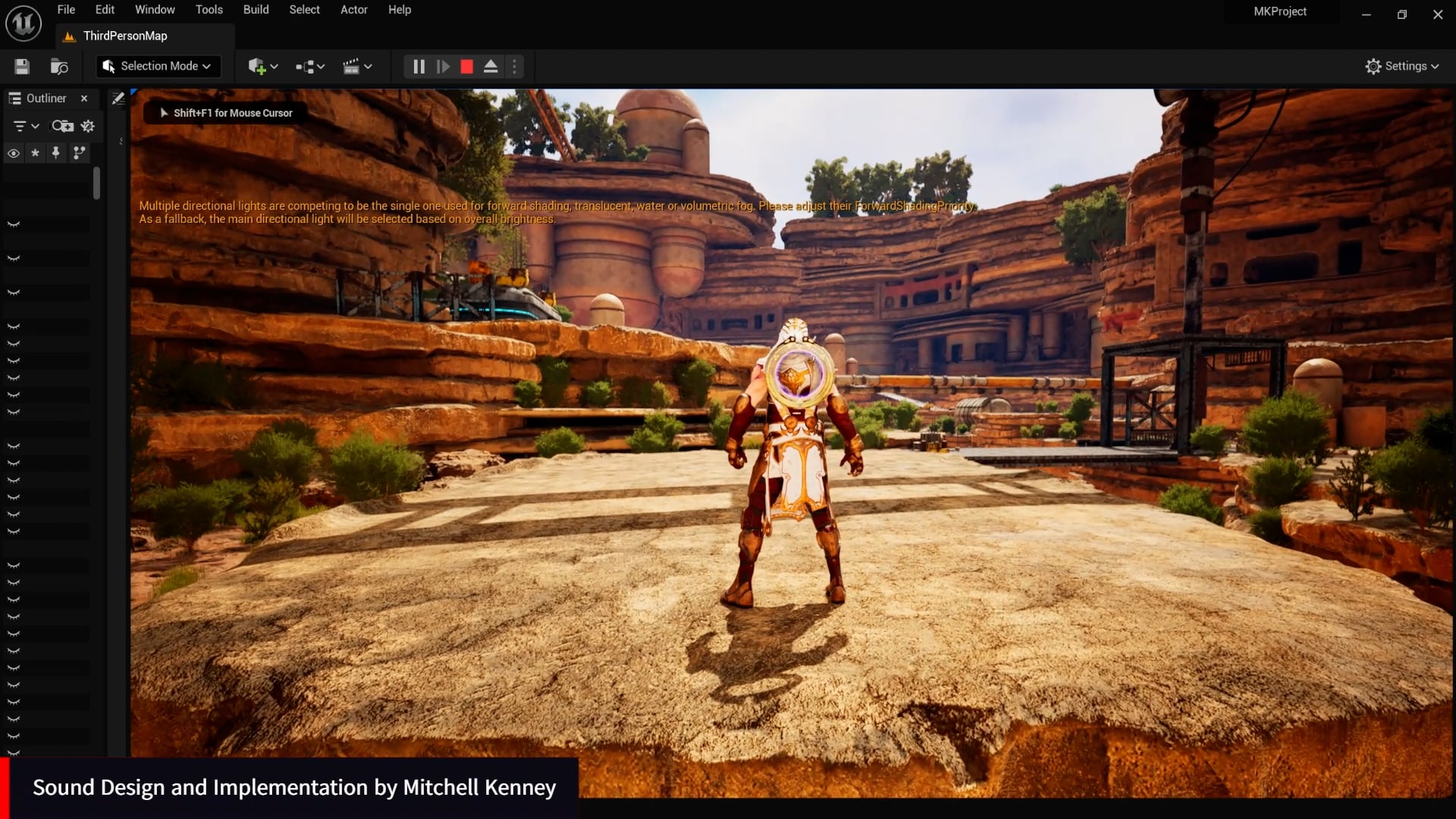 SOUND DESIGN & IMPLEMENTATION DEMO - UNREAL ENGINE & WWISE