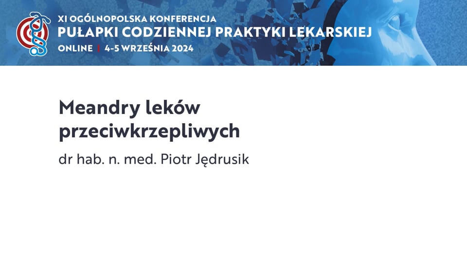Grafika dla Meandry leków przeciwkrzepliwych