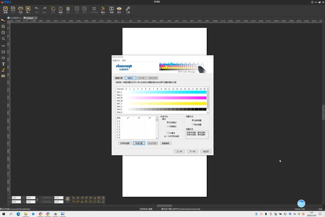 ICC & Linearisation (Equipment calibration and linearization scan) InkRIP