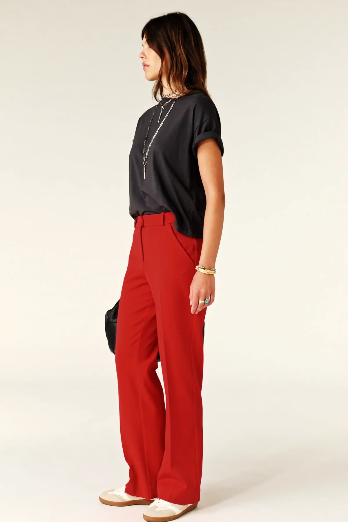 Bootcut Trousers Caly Red // ba&sh