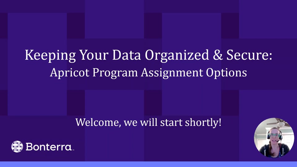 Keep Your Data Organized & Secure: Apricot Program Assignment Options