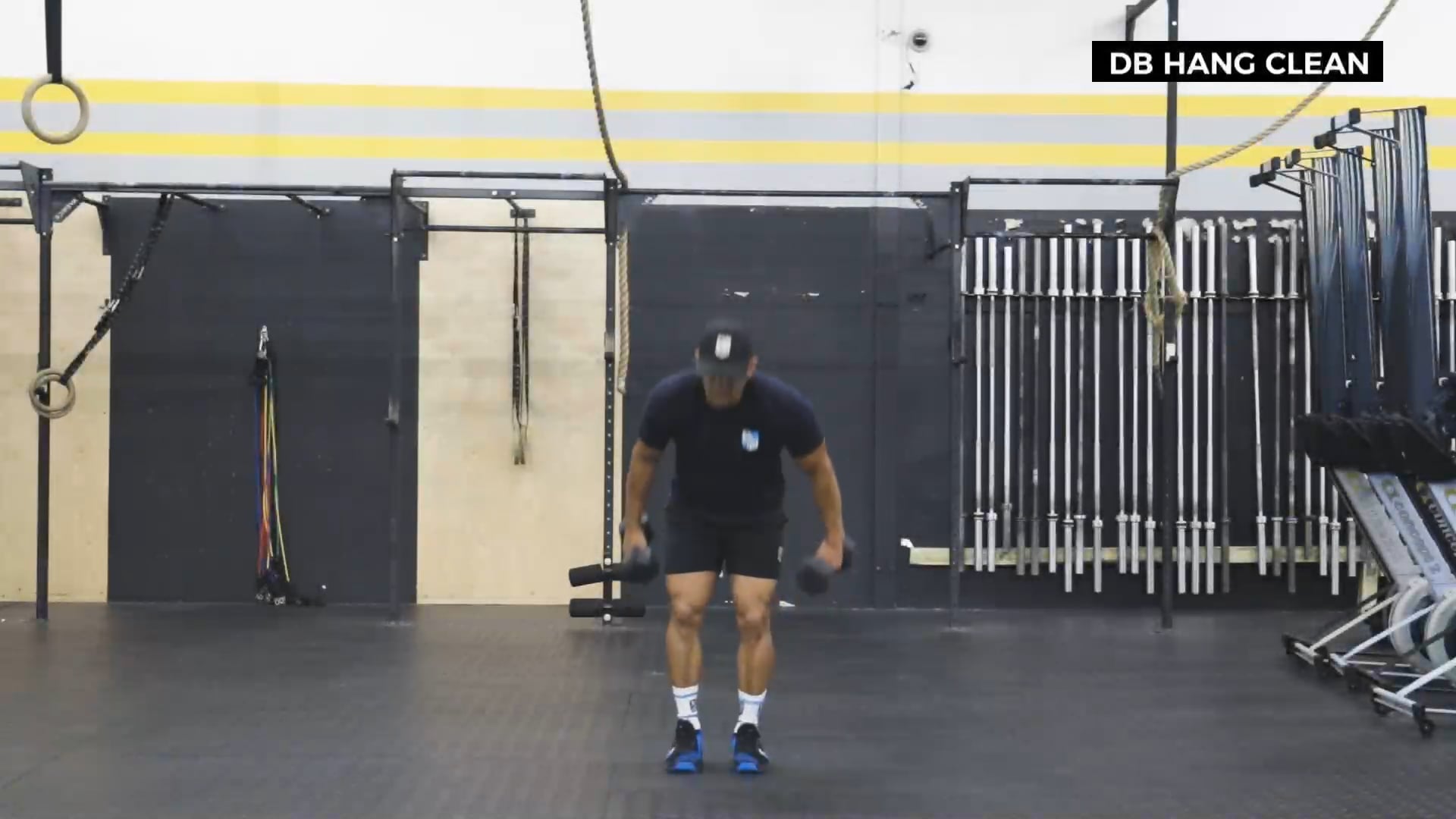 DUMBBELL HANG CLEAN