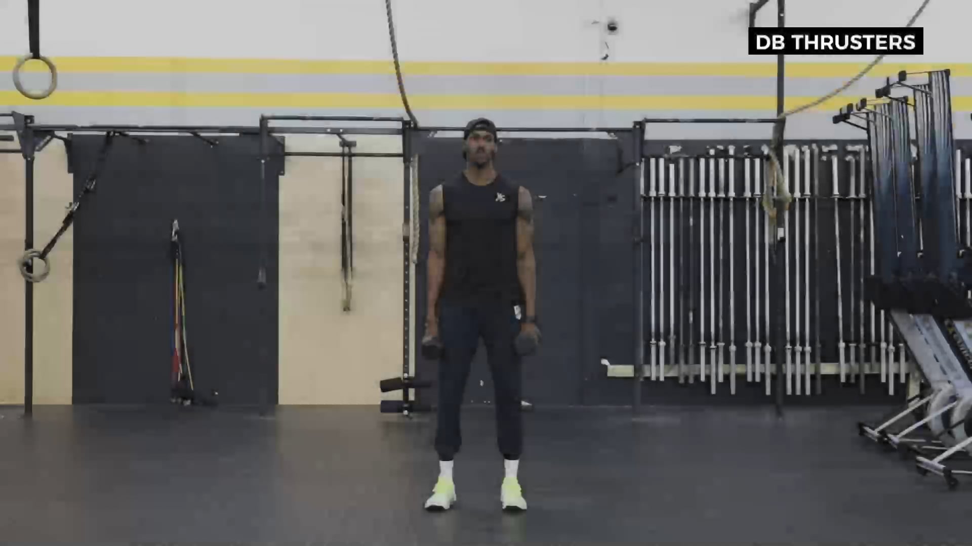 DUMBBELL THRUSTERS