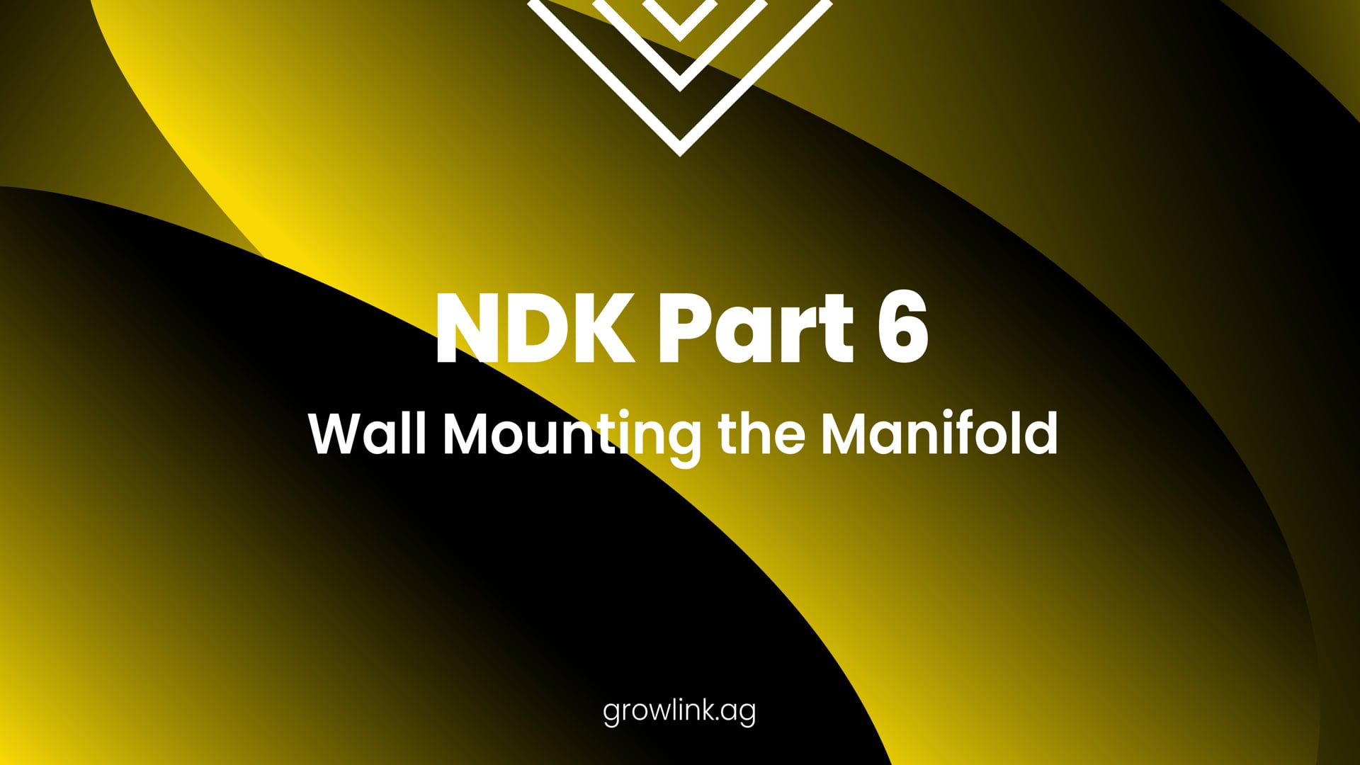 Nutrient Delivery Kit - 06 Wall Mounting the Manifold